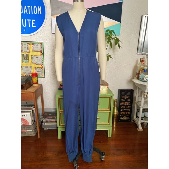Kate Spade Saturday Chambray Zipper Jumpsuit - Picture 2 of 5